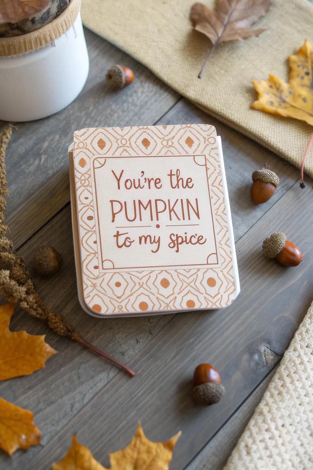 Add a touch of seasonal charm to lunchtime with this delightful autumn-inspired note! 🍂🍁