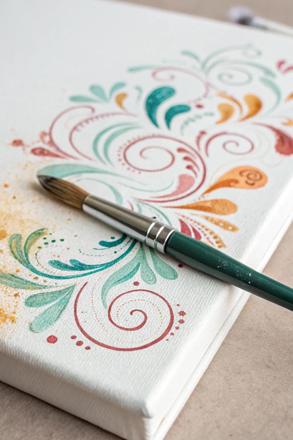 Embrace the unexpected allure of liquid colour art—where each splash signifies a step towards peace.