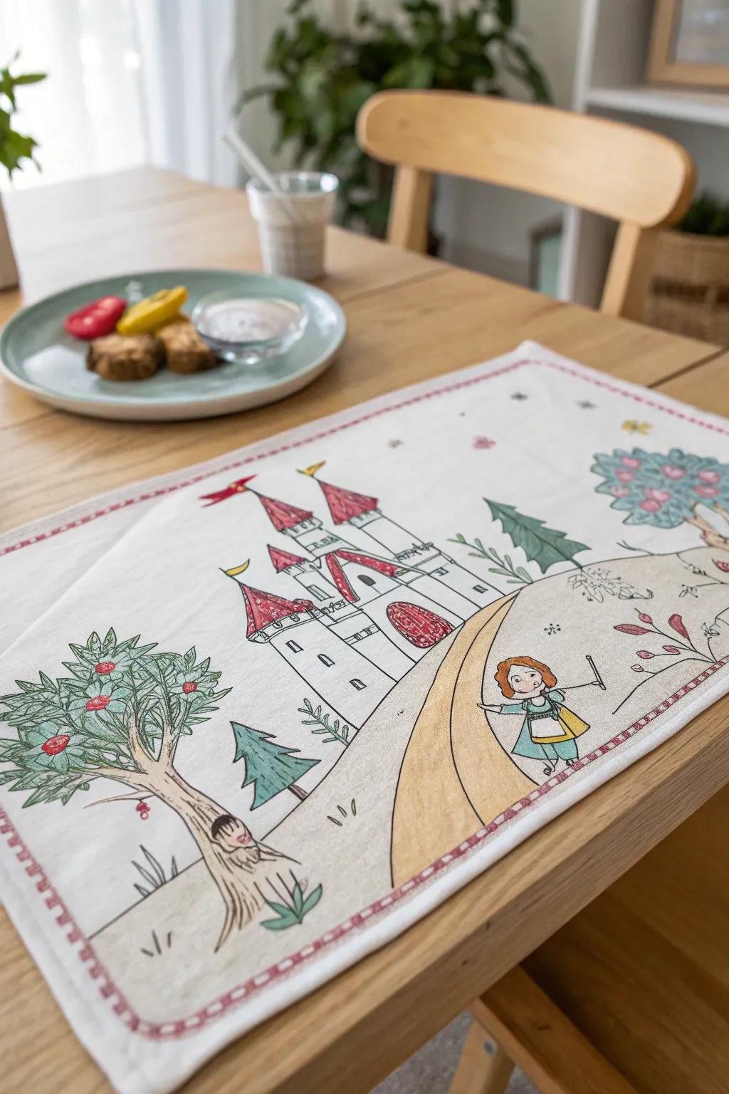 Transport fabled tales to the dining surface through enchanting tablemat designs—where imagination converges with craftsmanship!