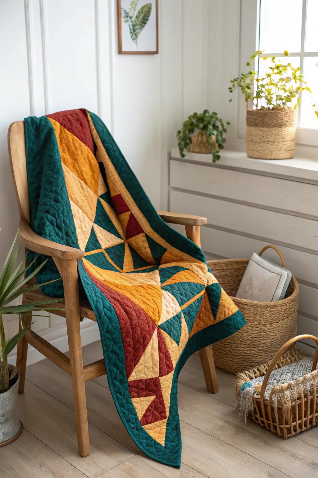 Welcome the skill of spontaneity through stunning improv quilt borders, wherein ingenuity acknowledges no limits!