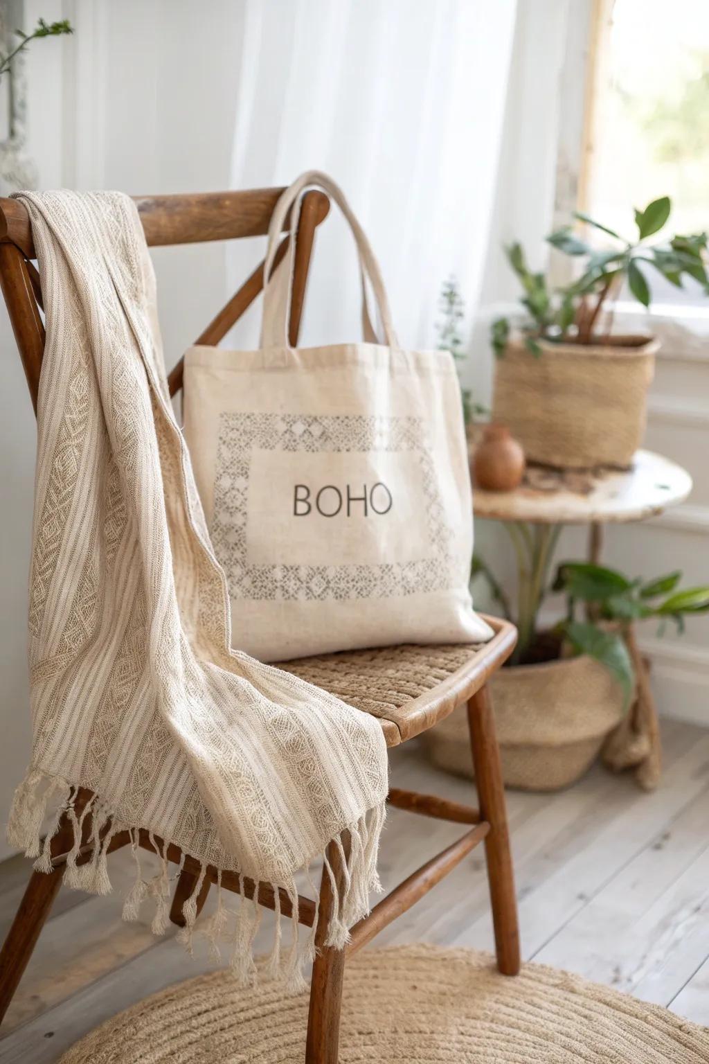 Elevate your quinceañera with personalized, eco-friendly canvas bags that blend understated elegance with a touch of bohemian charm.