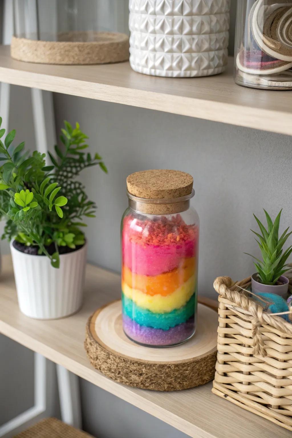Transform your old jars into charming slime storage with a simple boho twist!