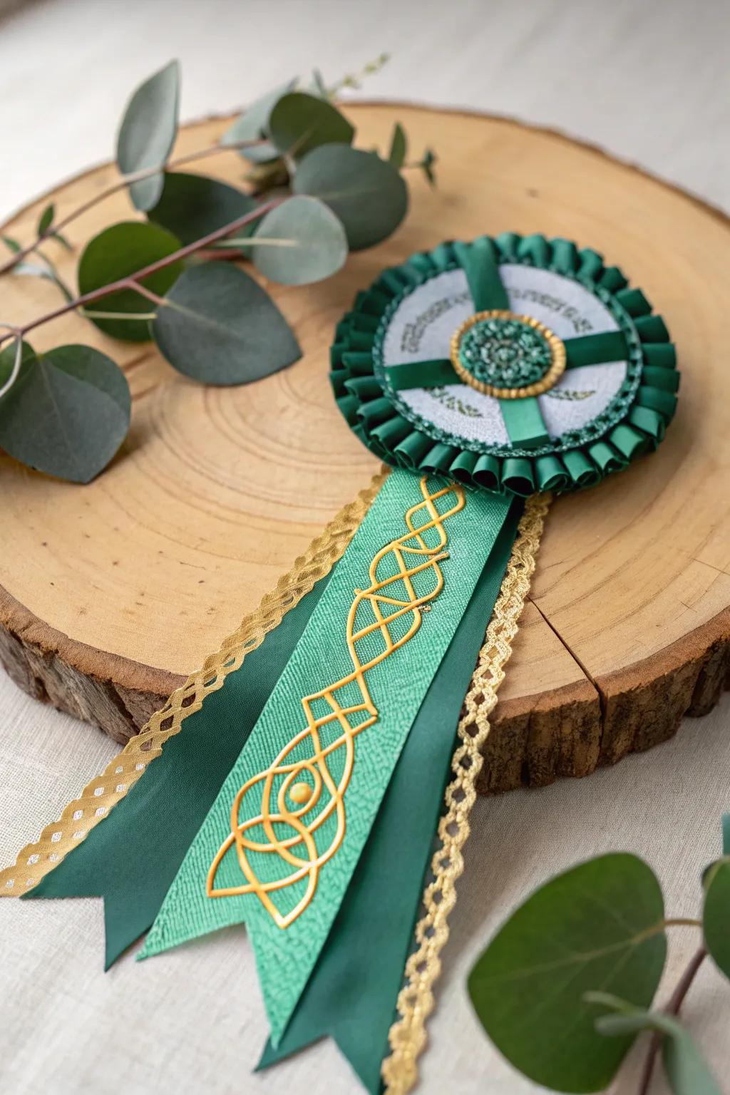 Celebrate St. Patrick's Day imbued with sophistication and creativity. 🌿✨