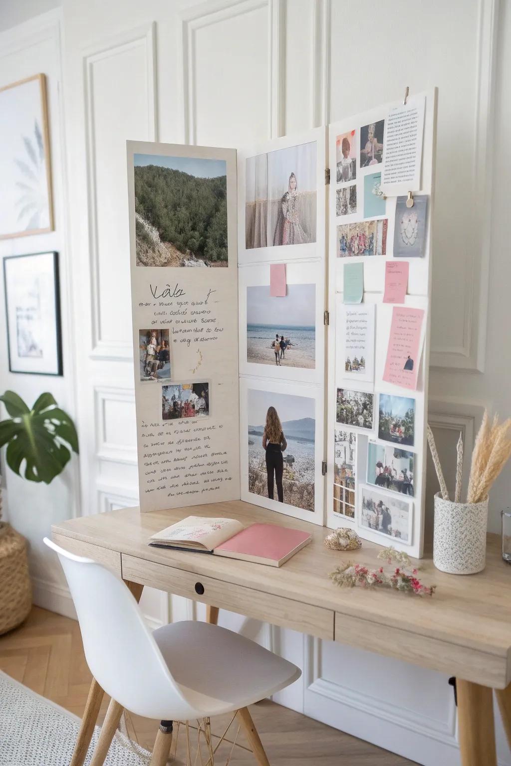 Transform your aspirations into reality through a personalized aims panel—where simplicity converges with inspiration.