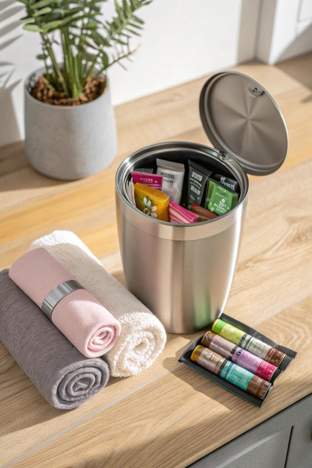 Amplify your trajectory of physical fitness through a container that's as chic as it is utilitarian! 🌿✨ #PhysicalFitnessPresentNotions #ScandiBohoPanache