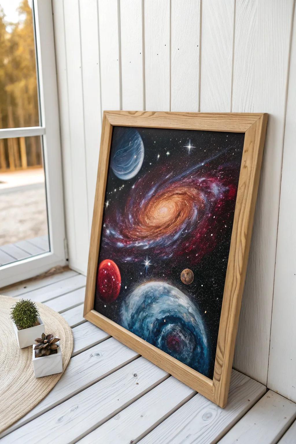 Embark on a Cosmic Expedition: Discover the vast beauty of distant galaxies from the comfort of your study.