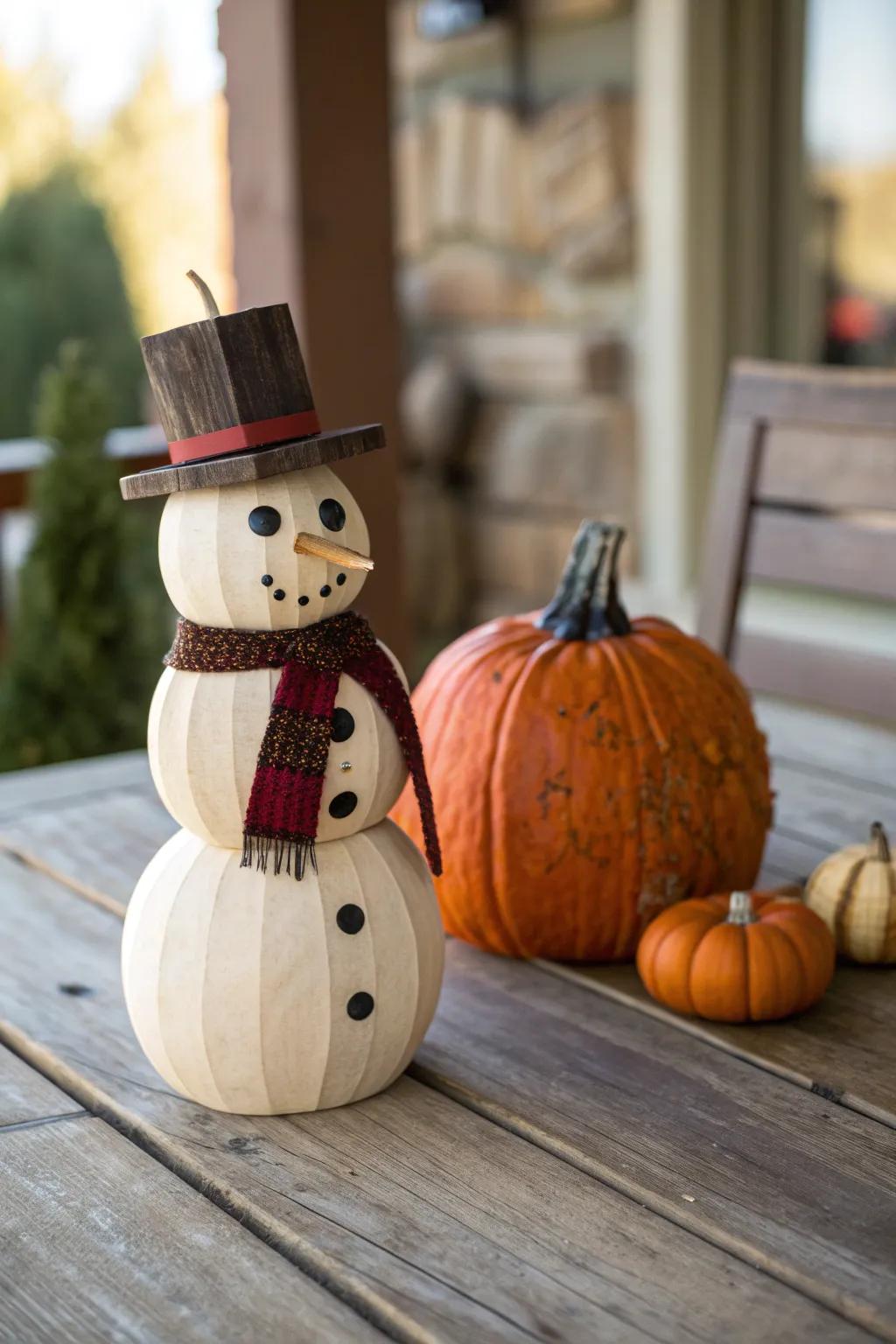 Mark each period via reversible timber craftsmanship: starting from snow figures to pumpkins, artistry at its peak.