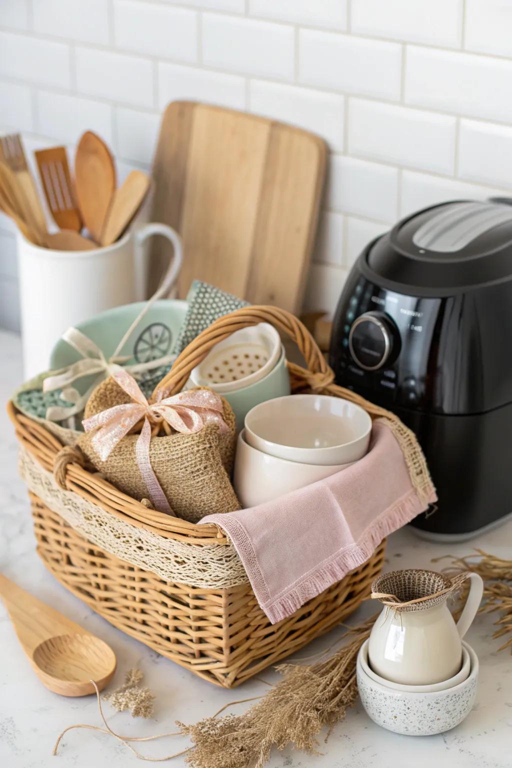 Raise the bar for gift-giving with a Scandinavian-inspired air fryer basket, blending simplicity with elegance.
