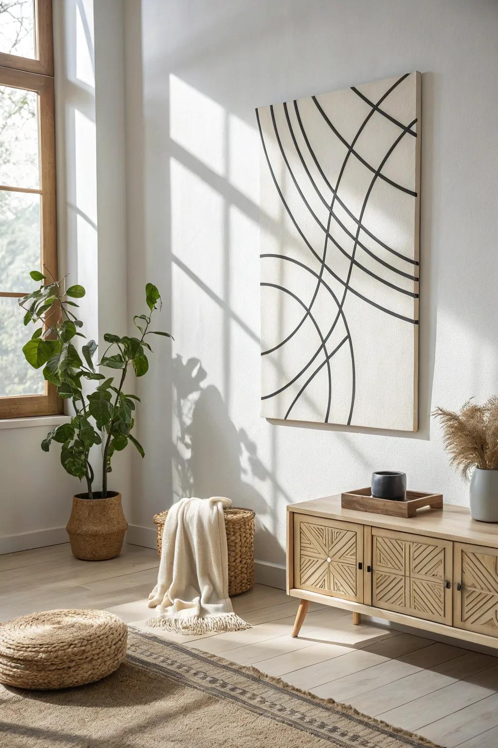 Appreciate simplicity through sparse markings that articulate volumes.