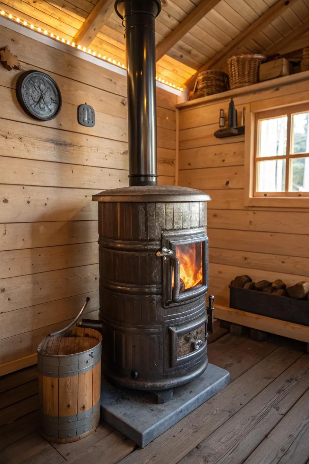 Transform your area through the warmth and craftsmanship inherent in a cask heater configured for sauna environments.