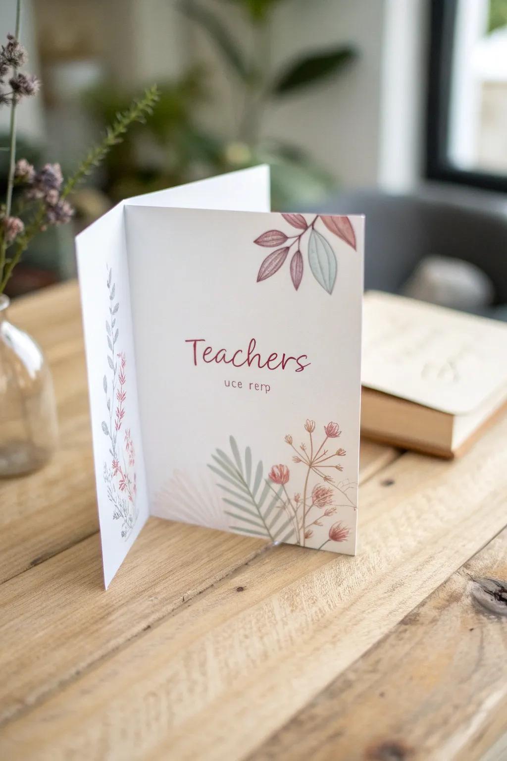 An earnest message intended for the educators who stimulate us daily.