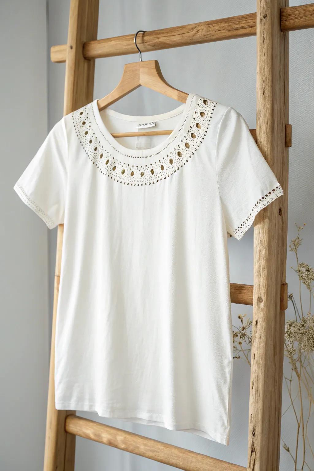 Add a playful twist to your wardrobe with minimalistic opening designs.
