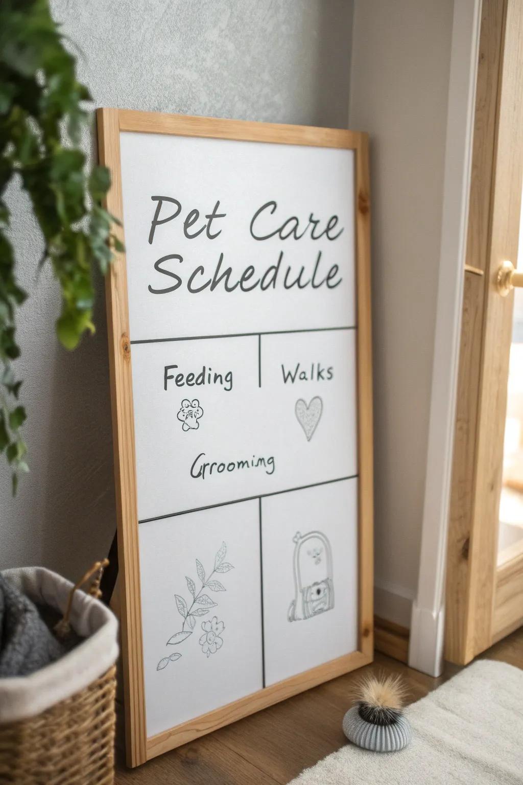 Streamline your pet care with style and simplicity. 🐾✨ #PetCare #MinimalistLiving