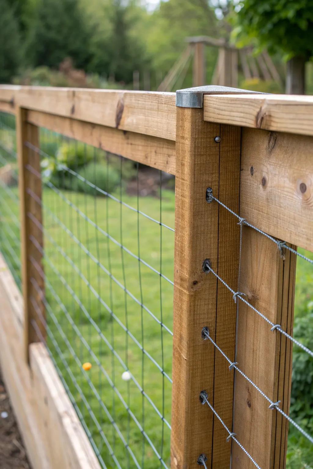 Crafted with attentiveness: A chic and secure resolution to maintain your garden's safety.