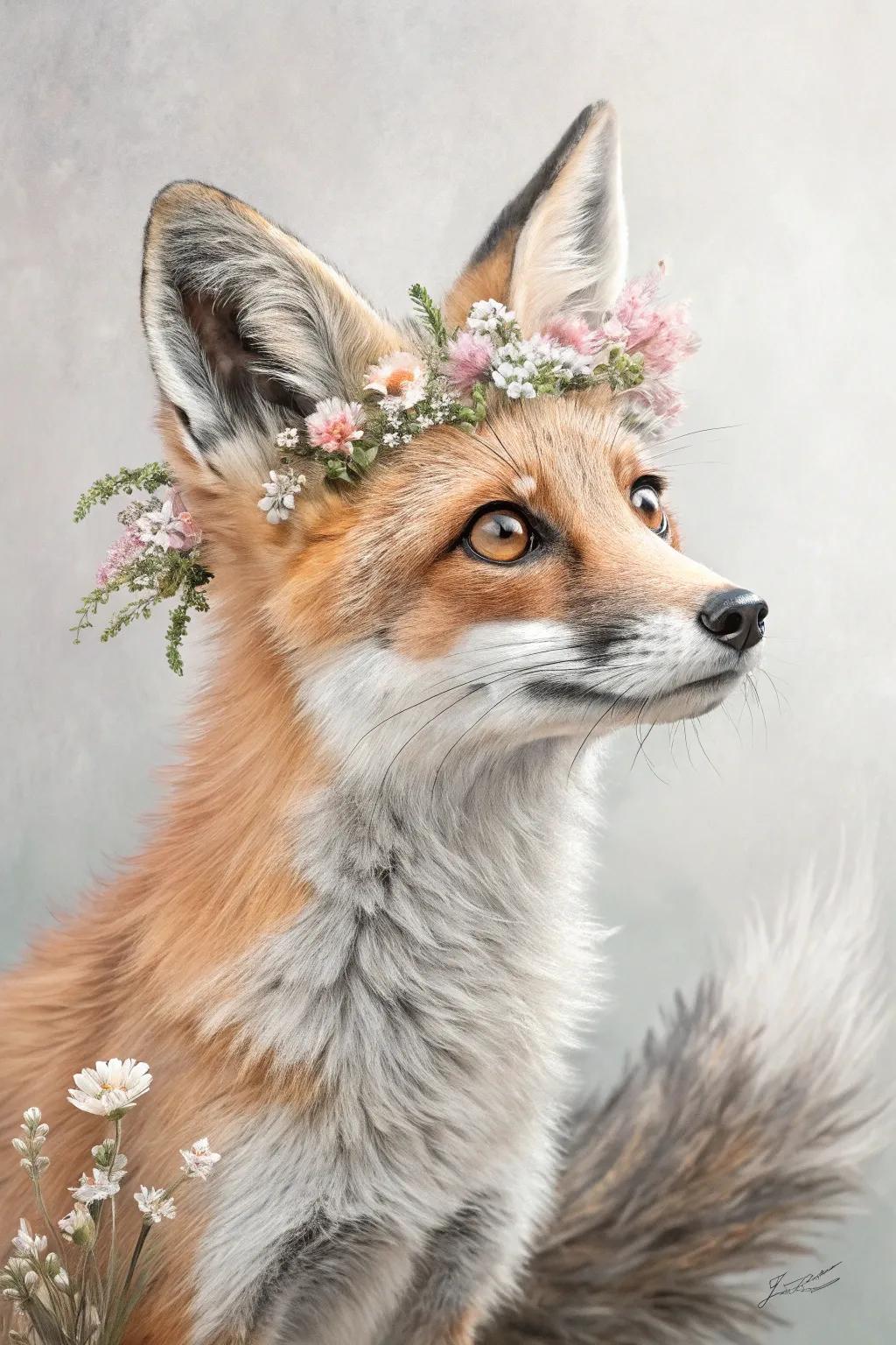 Embrace the magnetism exhibited via caprice throughout this mesmerizing fox portrait, optimized to supplement your streamlined decorative strategy through a lighthearted attribute.