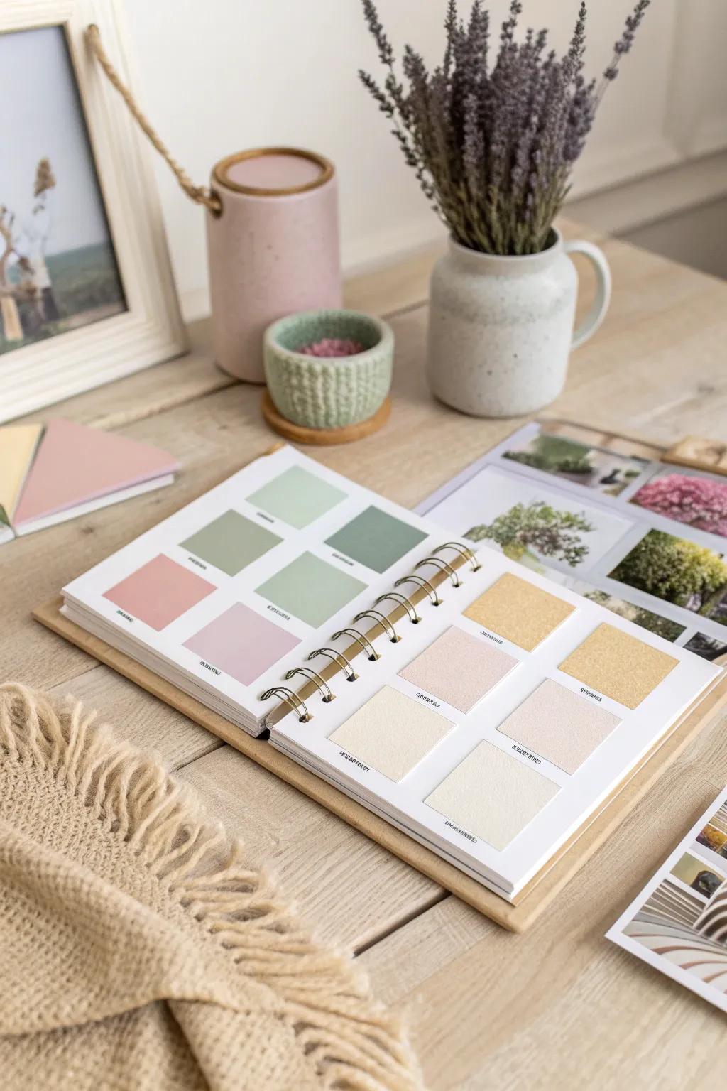Craft your memories with a burst of color: Uncover the beauty of hue swatch narratives for your photo albums.