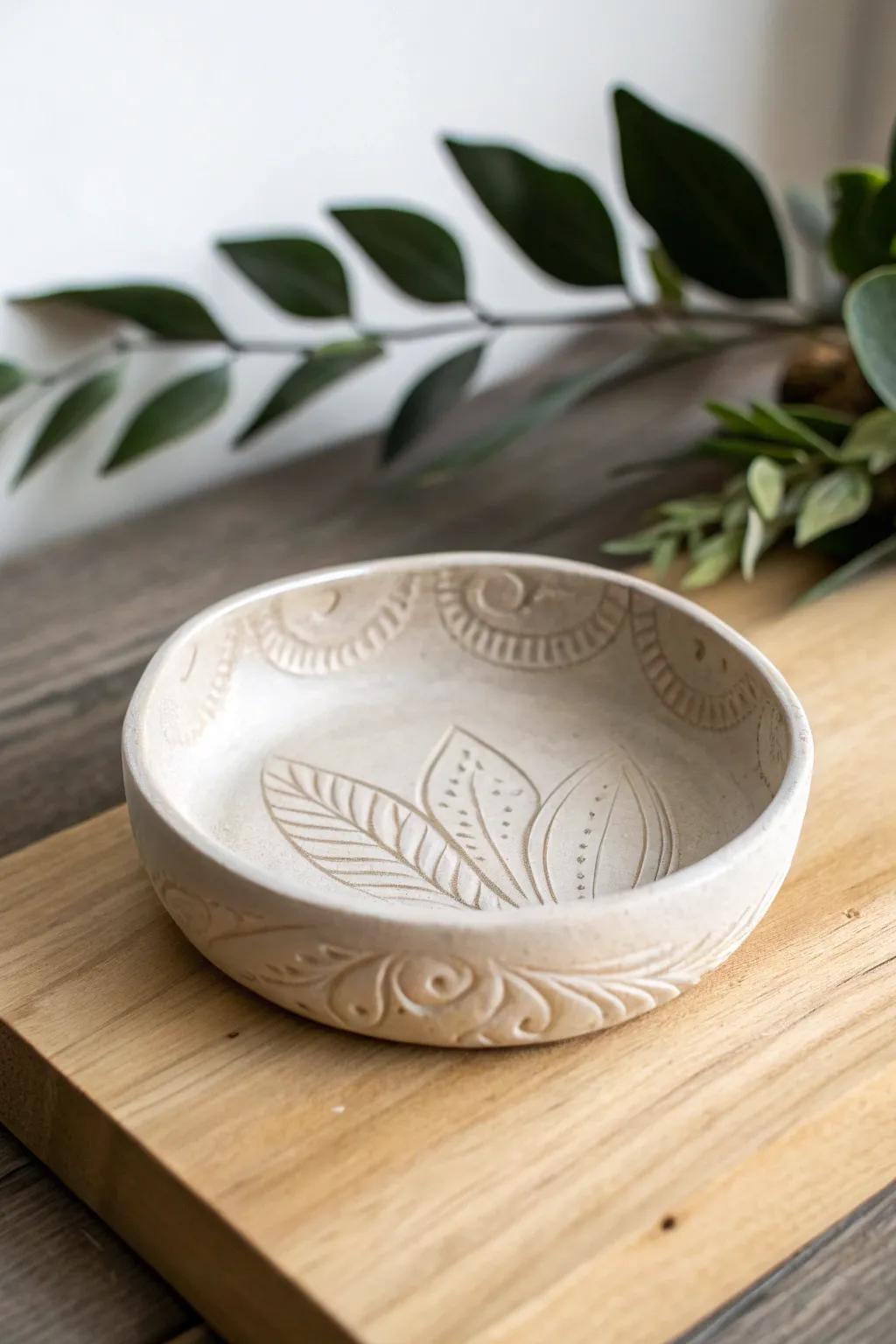 Elevate your jewelry arrangement through these charming handcrafted bric-a-brac saucers.