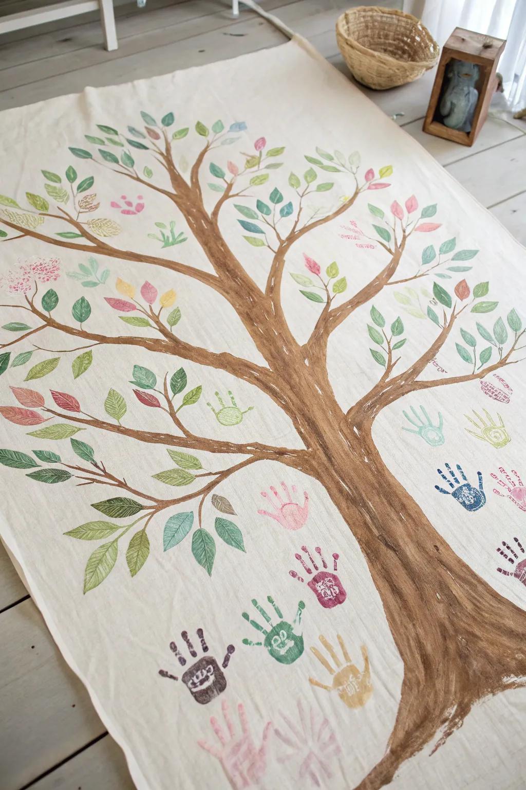 Capture the core of family with an impression display—a straightforward, genuine project that cultivates with affection.
