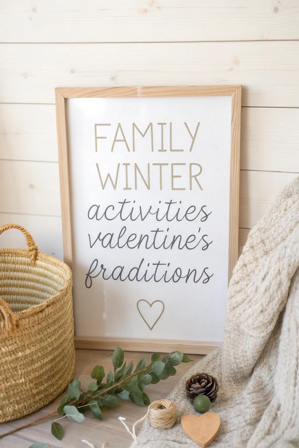 Capture and treasure your family's favorite winter moments in minimalist elegance. 💕✨