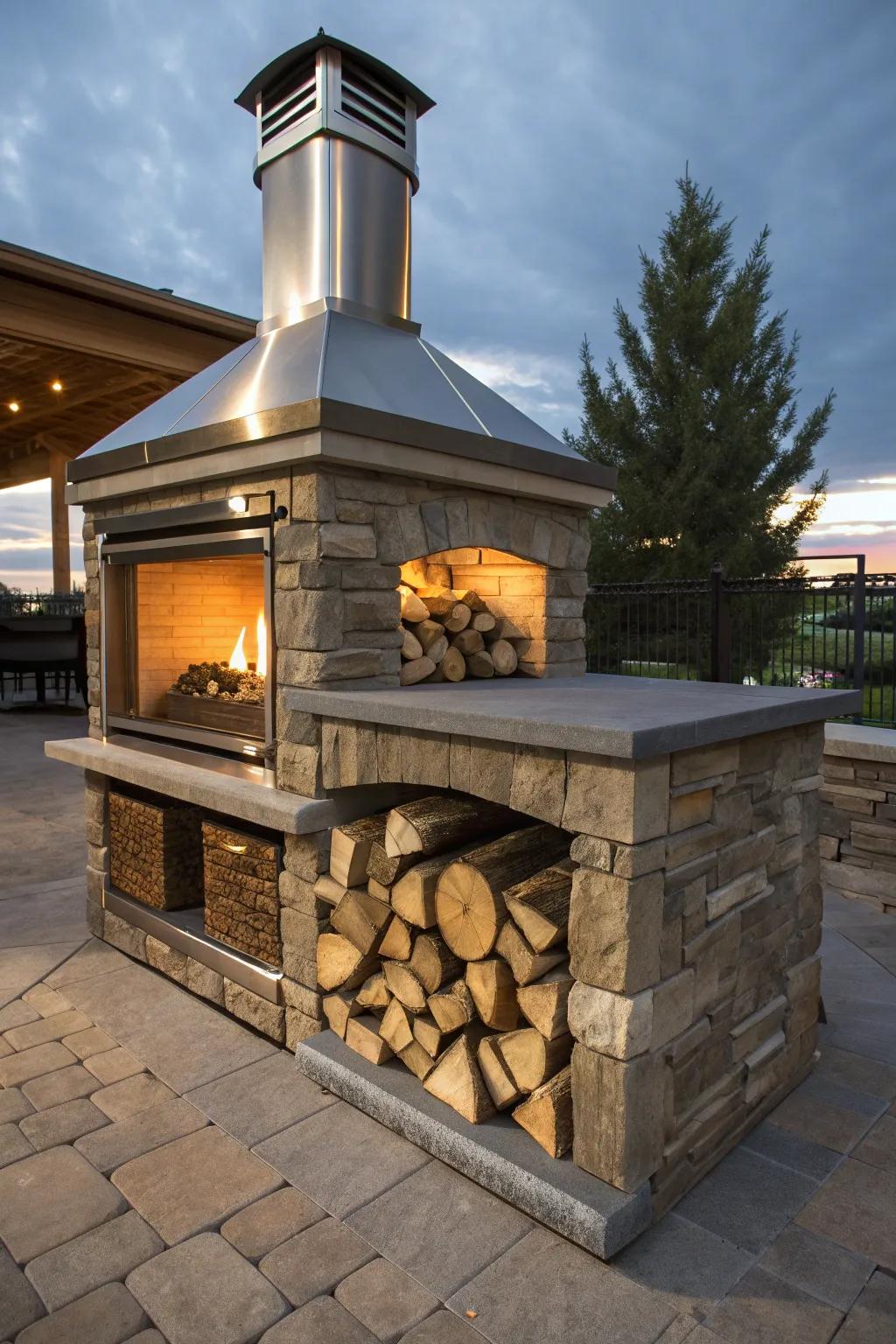 Elevate your outdoor space with a firepit that combines style and practicality. Perfect for those who value craftsmanship.