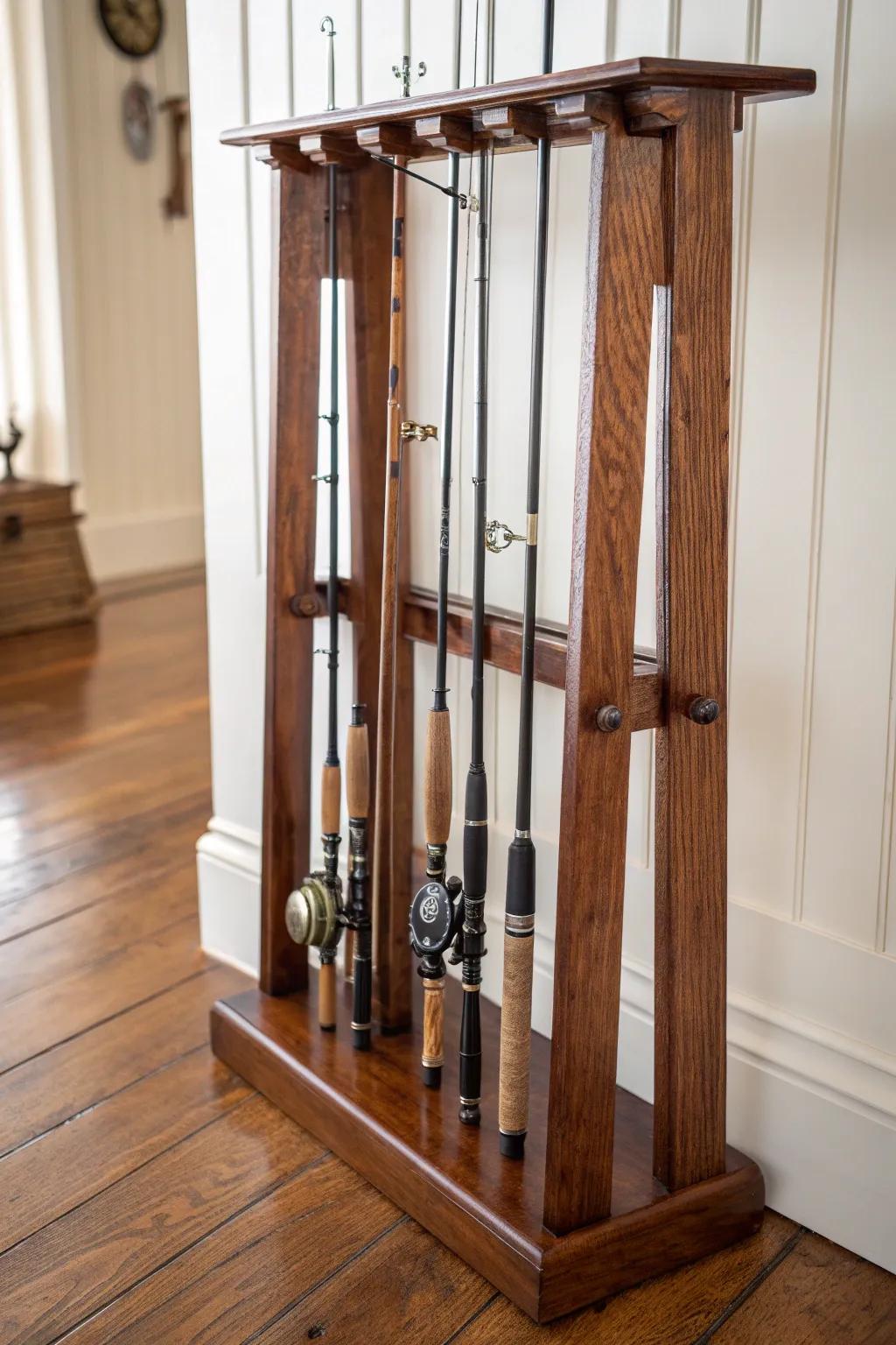 Elegance in Simplicity: The quintessential freestanding pole stand for your esteemed collection.