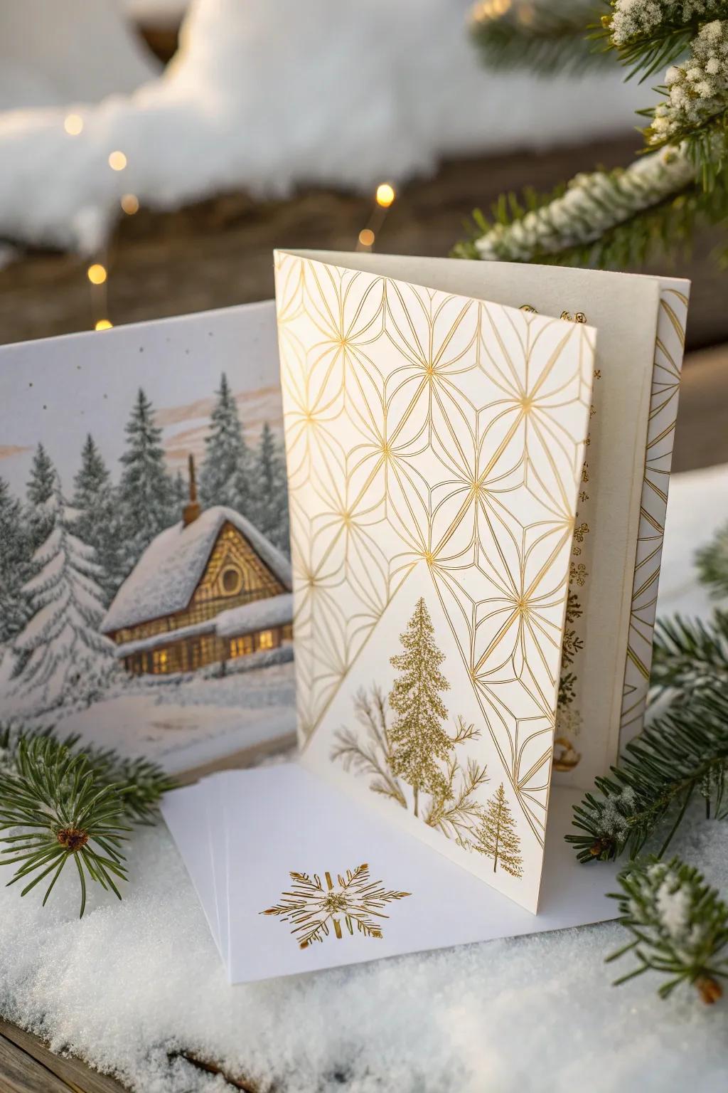 Unfold the enchantment of the season through a surprise holiday card.