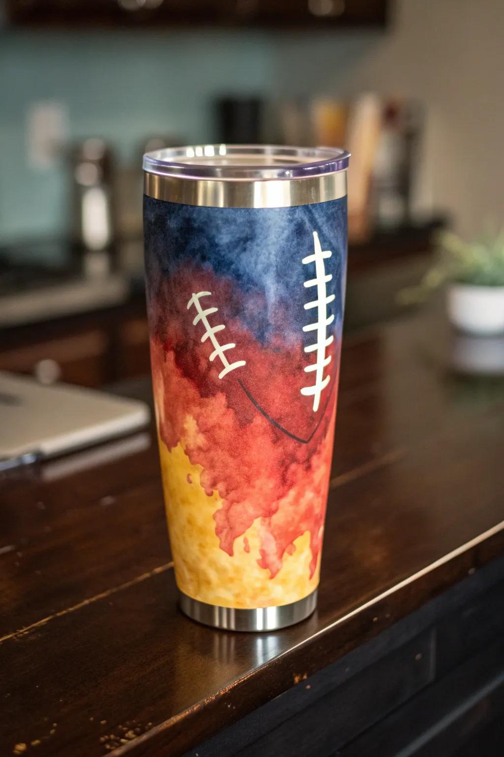 Elevate your game day with a touch of artistry—show your team pride with watercolor wonders.