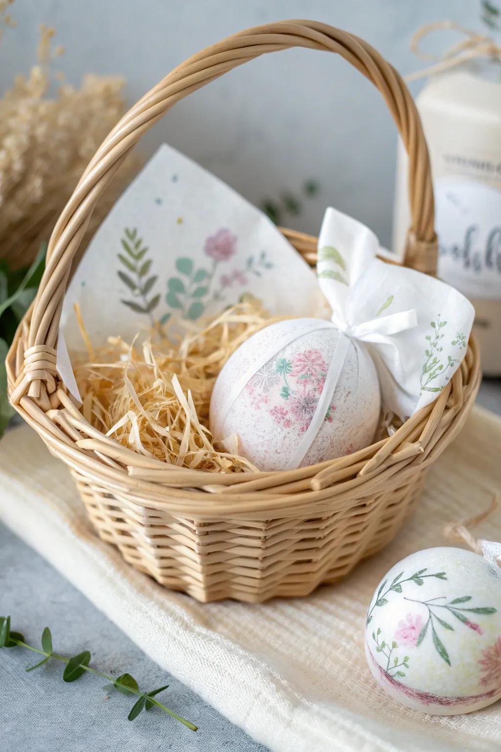 Unwrap luxury with every layer: a spa gift basket that delights the senses.