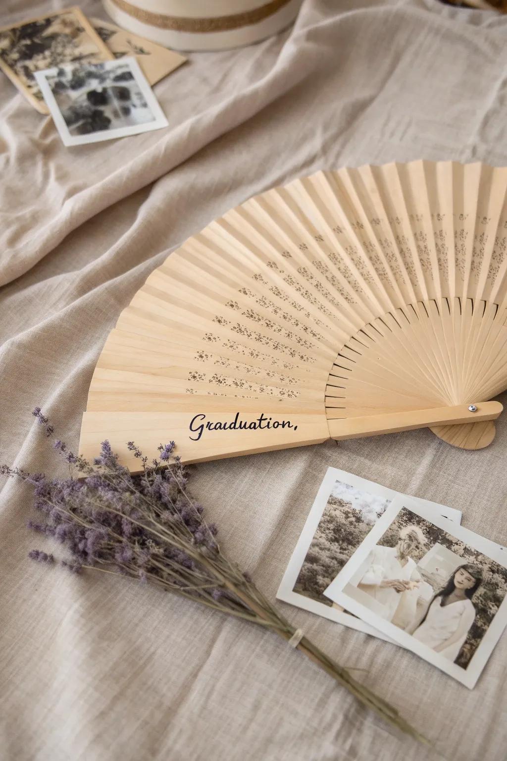 Commemorate the voyage alongside a Chronicle Fan, wherein each crease recounts a narrative.