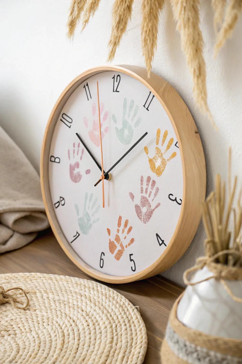 Cherish every moment with a clock that ticks with affection. 🌿🕒 #HandmadeWithHeart #ScandiBohoCharm