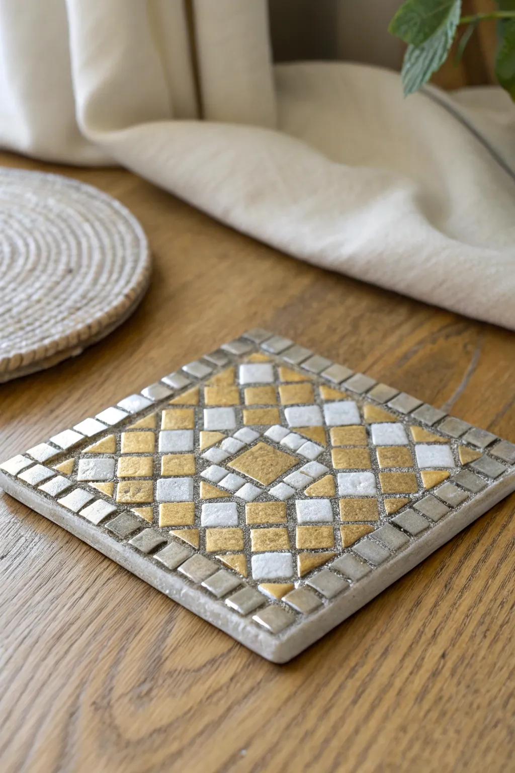 Elevate your environment with a hint of lustrous allure in your coaster compilation.