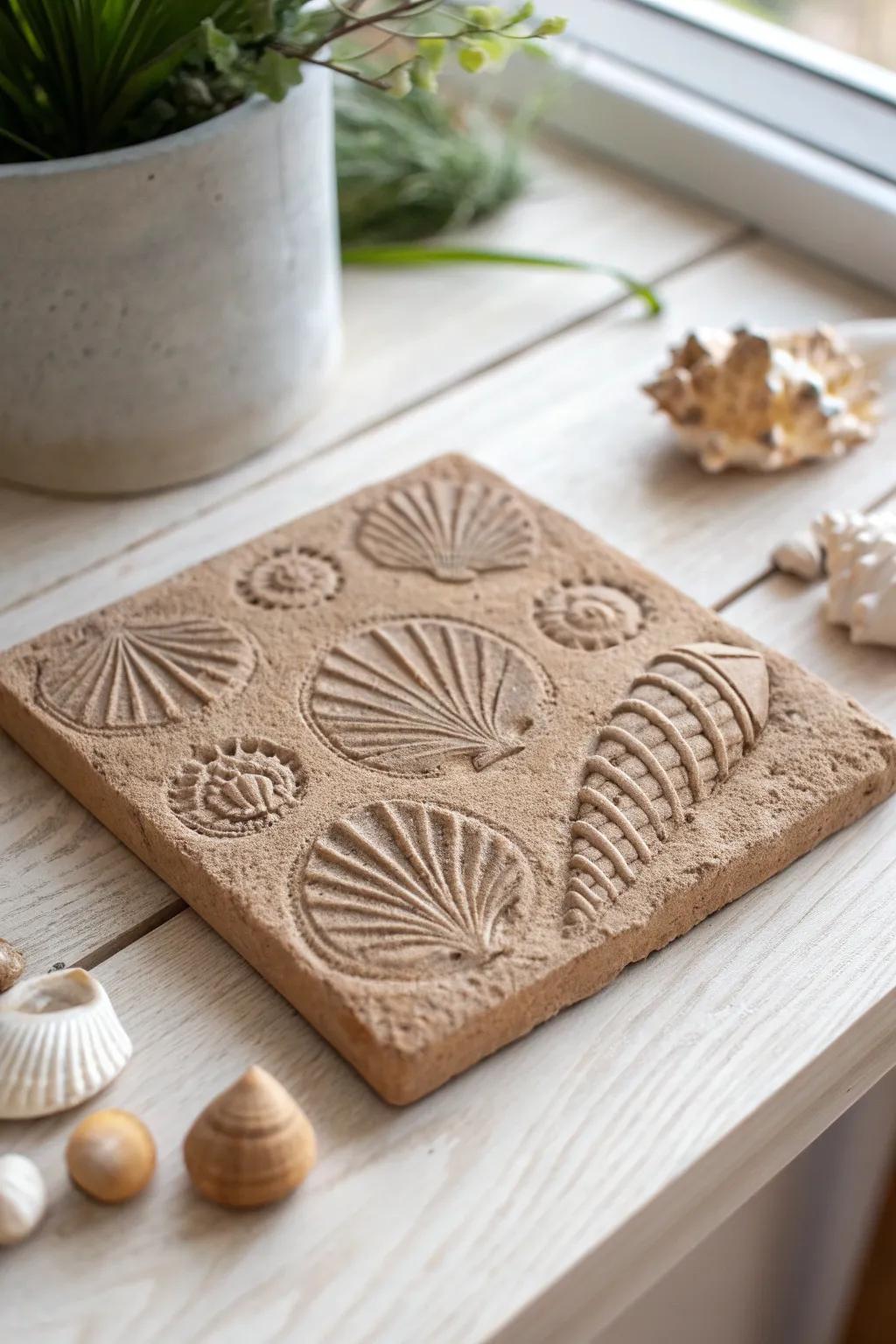 With these exquisite textured clay tesserae impeccable for imparting a scintilla of boho allure to any expanse, embrace the artistry of the natural world.