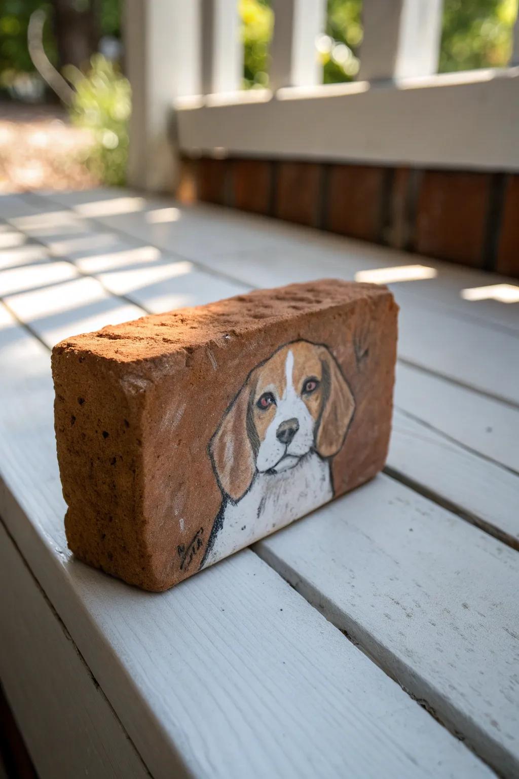 Transform your garden using charming brick animal likenesses—where art meets nature in minimalist beauty.