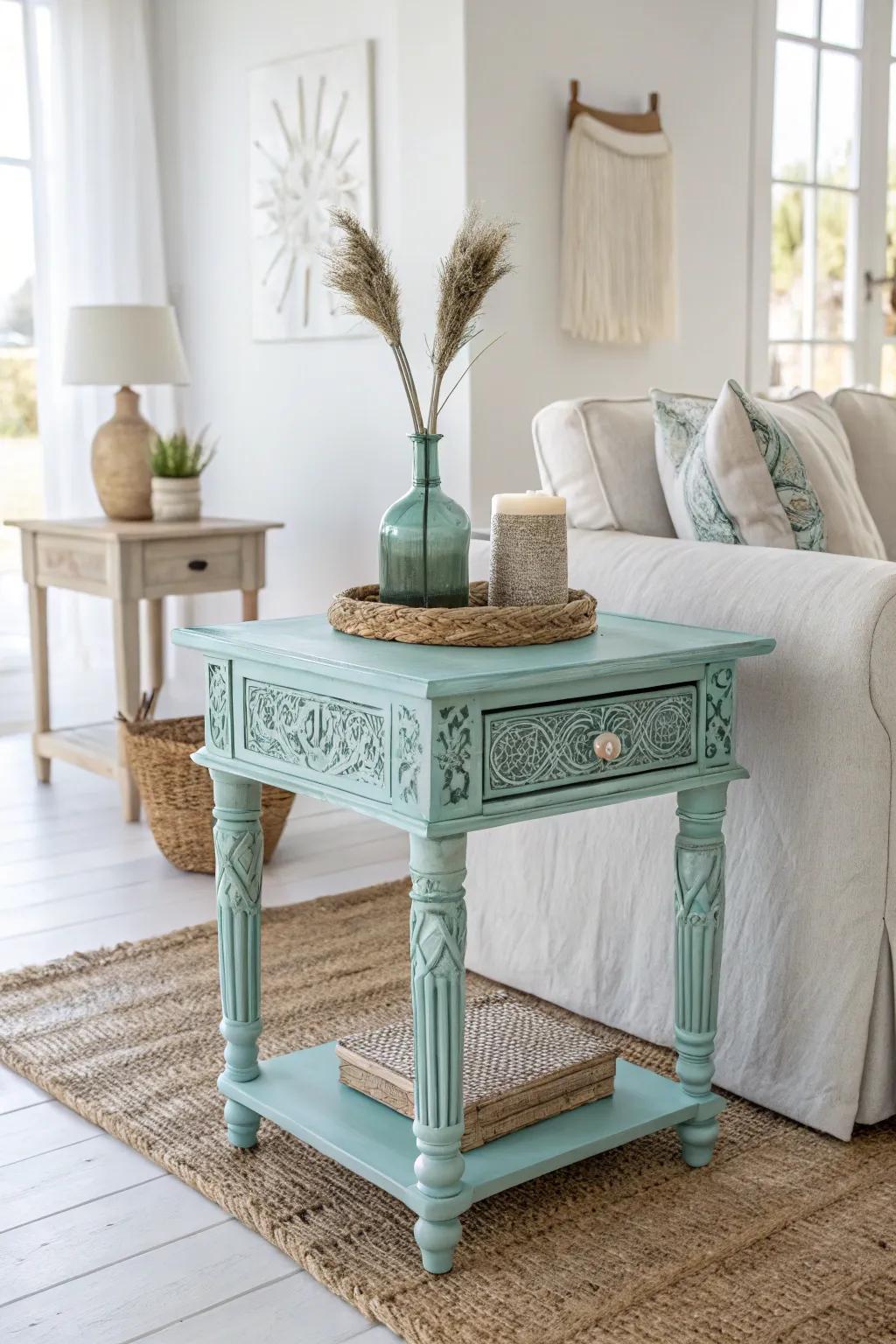 Transform your area into a coastal retreat with ocean-inspired hues and timeless craftsmanship.