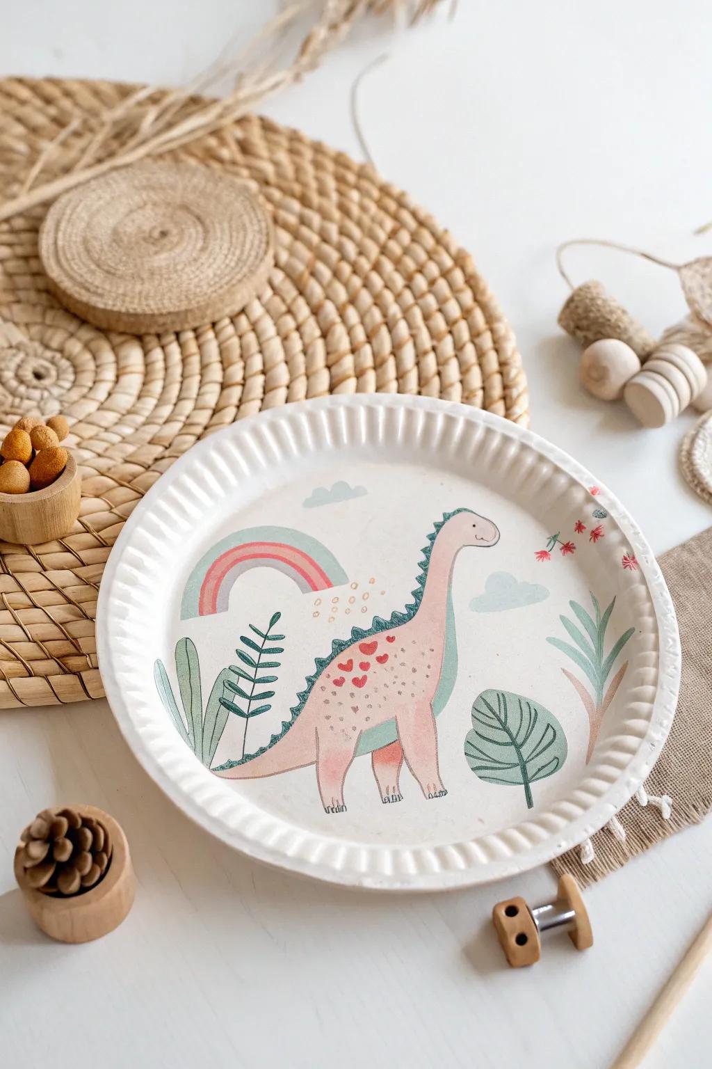 Unleash imaginative flair through charming paper circle saurian figures! 🦖✨ Perfect for infusing a playful element into any minimalist aesthetic.