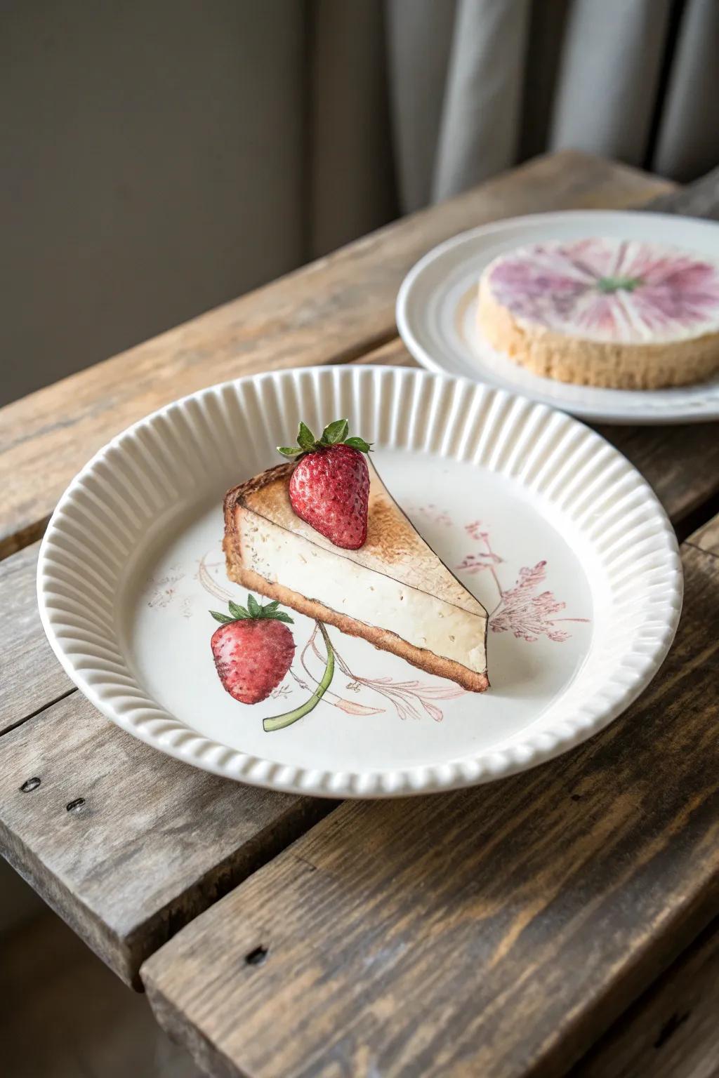 Savor the art of simplicity with a touch of sweetness 🍰✨