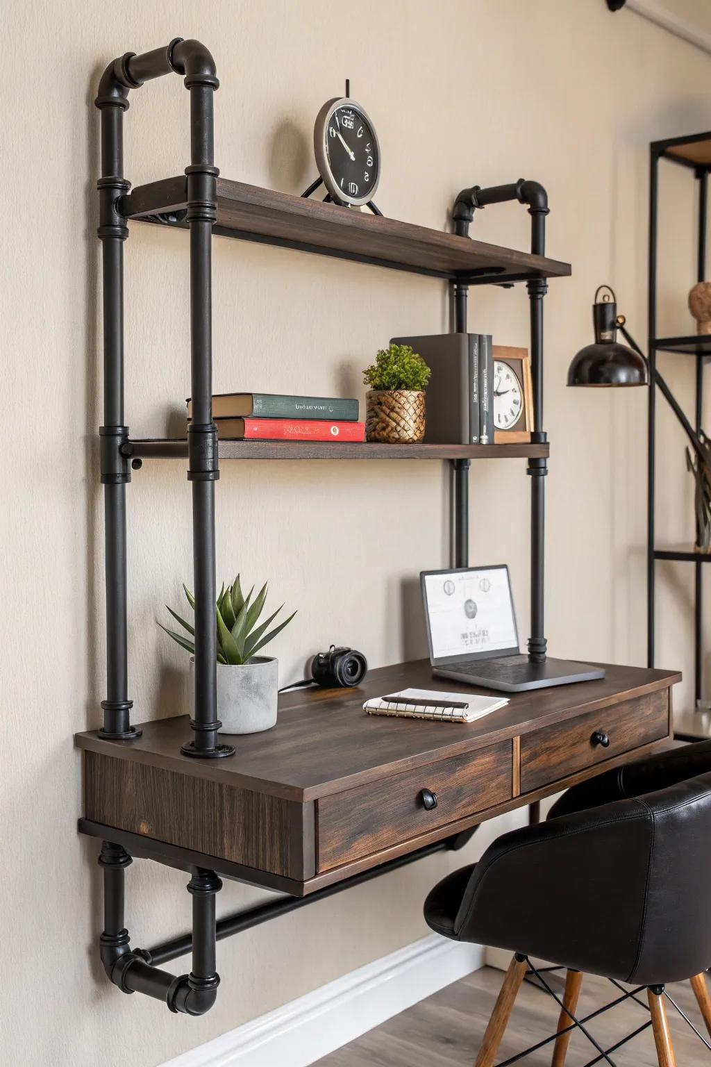 Amplify your workspace with a hint of industrial elegance.