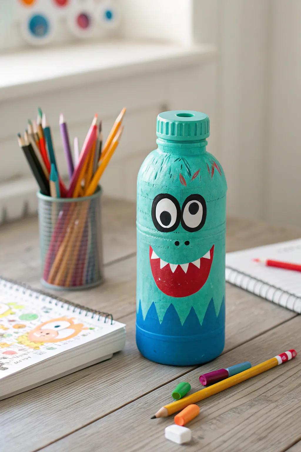 Converting refuse into treasure through these endearing abomination pencil vases—impeccable for imbuing a dash of amusement into any infant's desk!