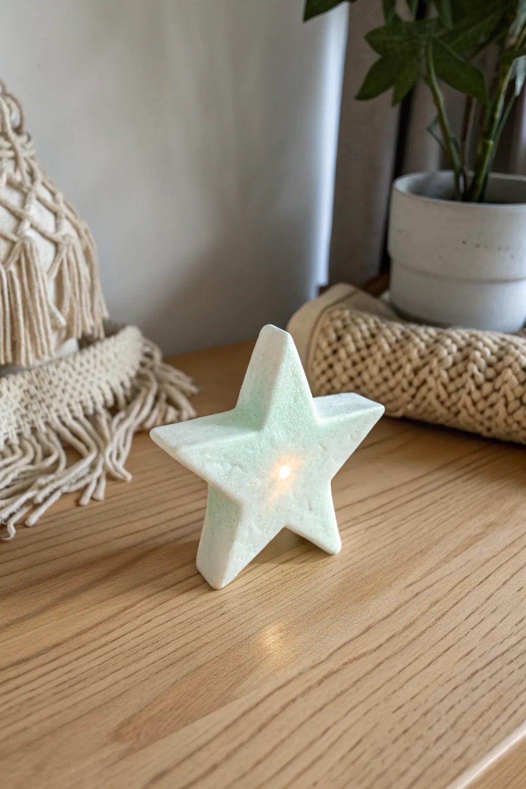 Capture the sorcery of the nocturnal heavens with handcrafted emitting clay starbursts. Impeccable for sparking ingenuity and injecting a hint of wonder into any chamber.