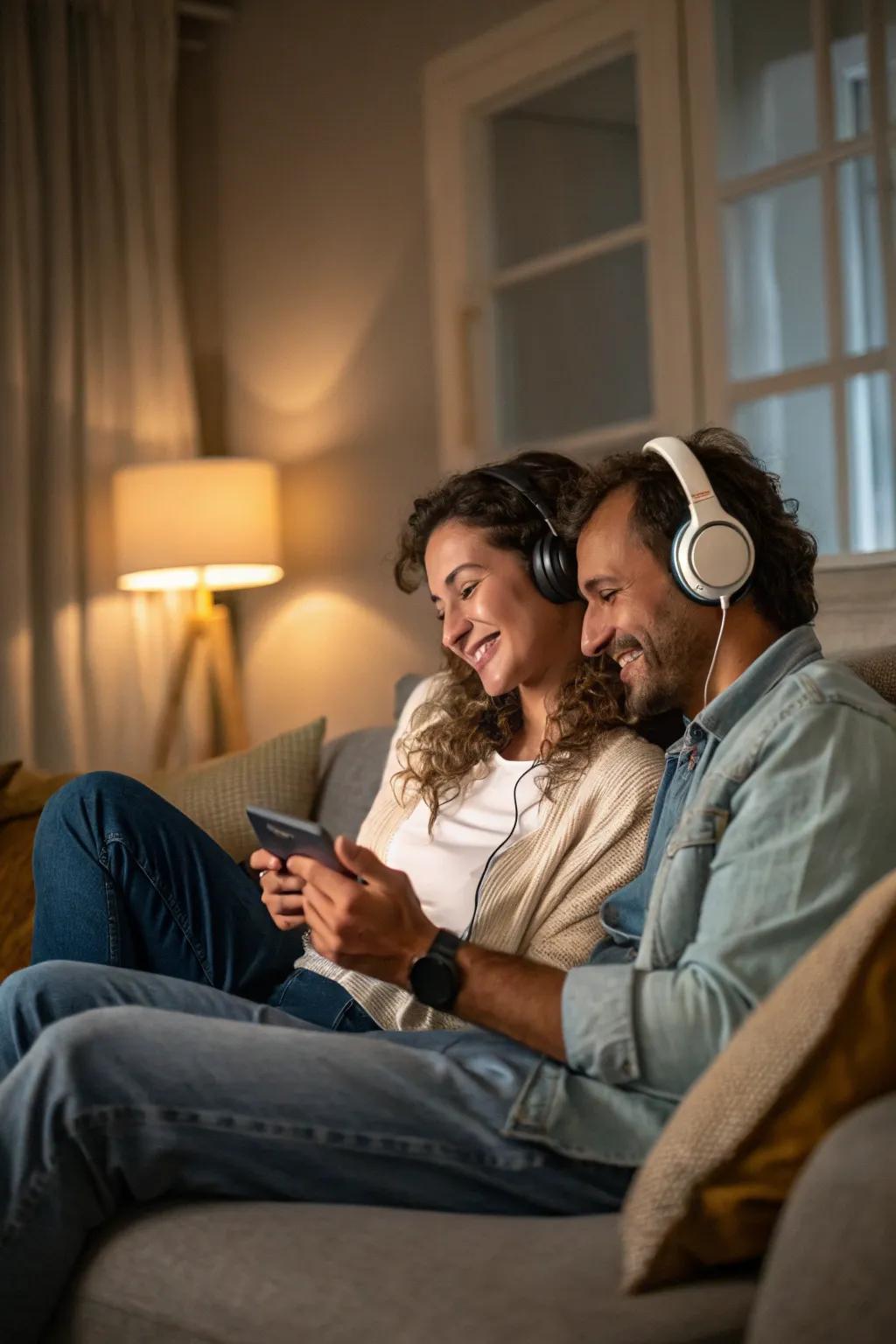 A custom playlist is a musical journey of shared memories.