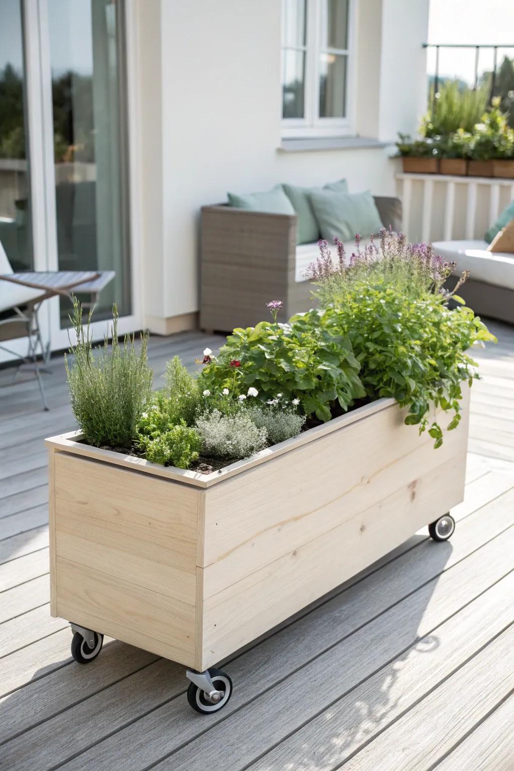 Transform your area with a hint of nature's elegance—transportable planters for the contemporary minimalist.
