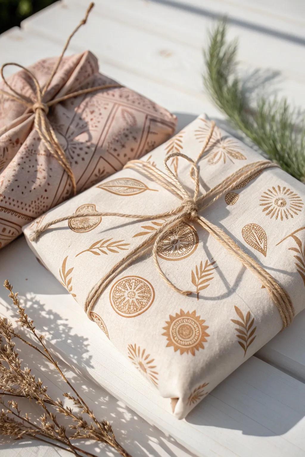 Wrap your presents with affection and sustainability. 🌿✨