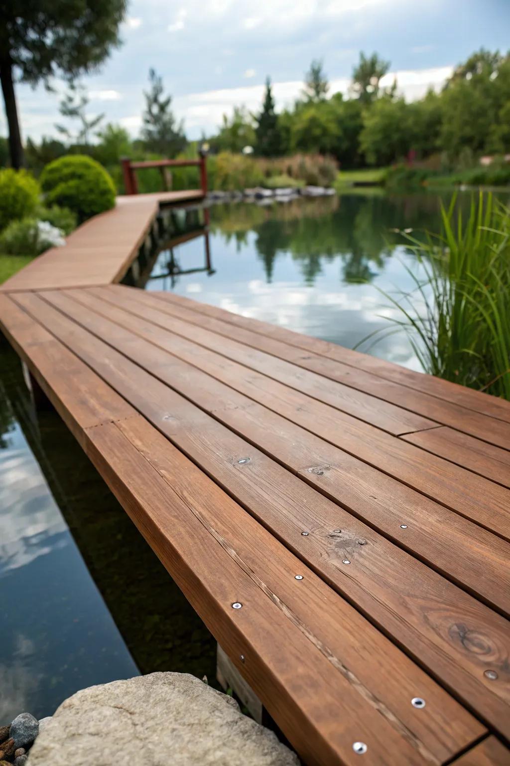 Transfigure your pond through a personalized dock solution—where caliber encounters customization.