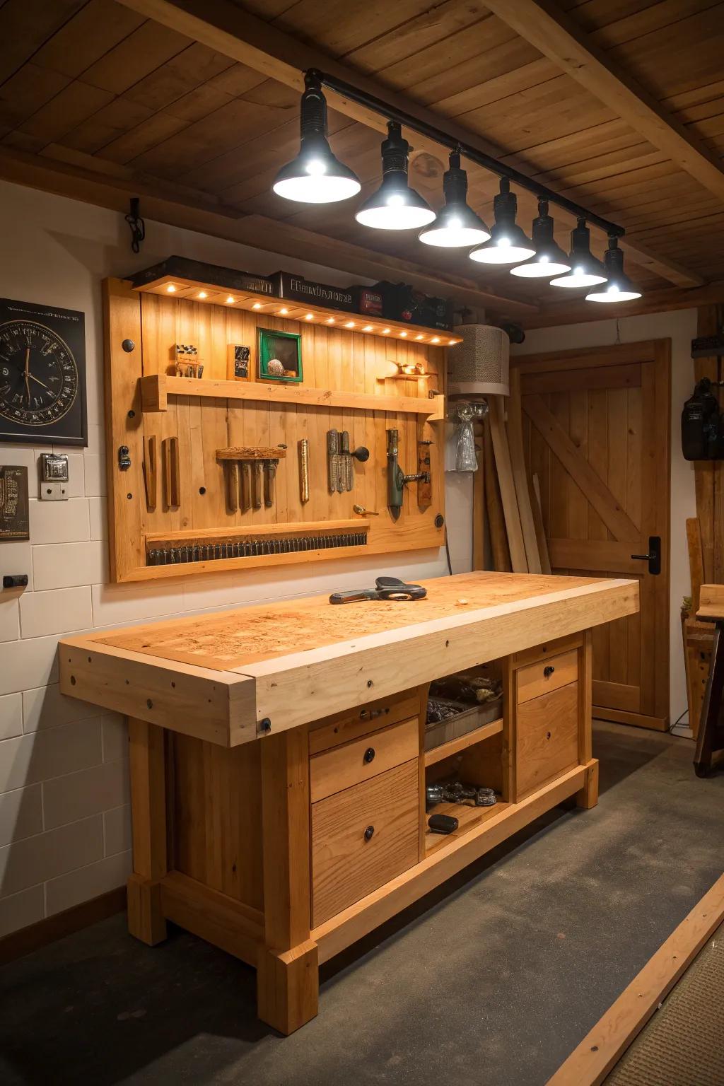 Illuminate your craft: Transform your workspace with strategic LED illumination for precision and beauty.