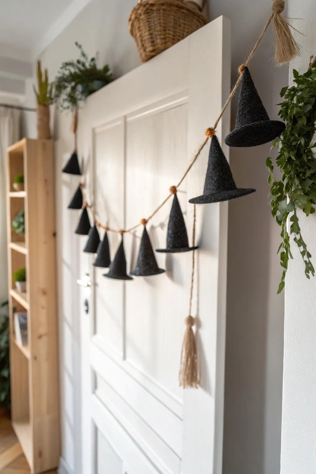 Incorporate a hint of whimsy into your dwelling with this charming enchantress headwear garland, ideally suited for a cozy, understated aesthetic.