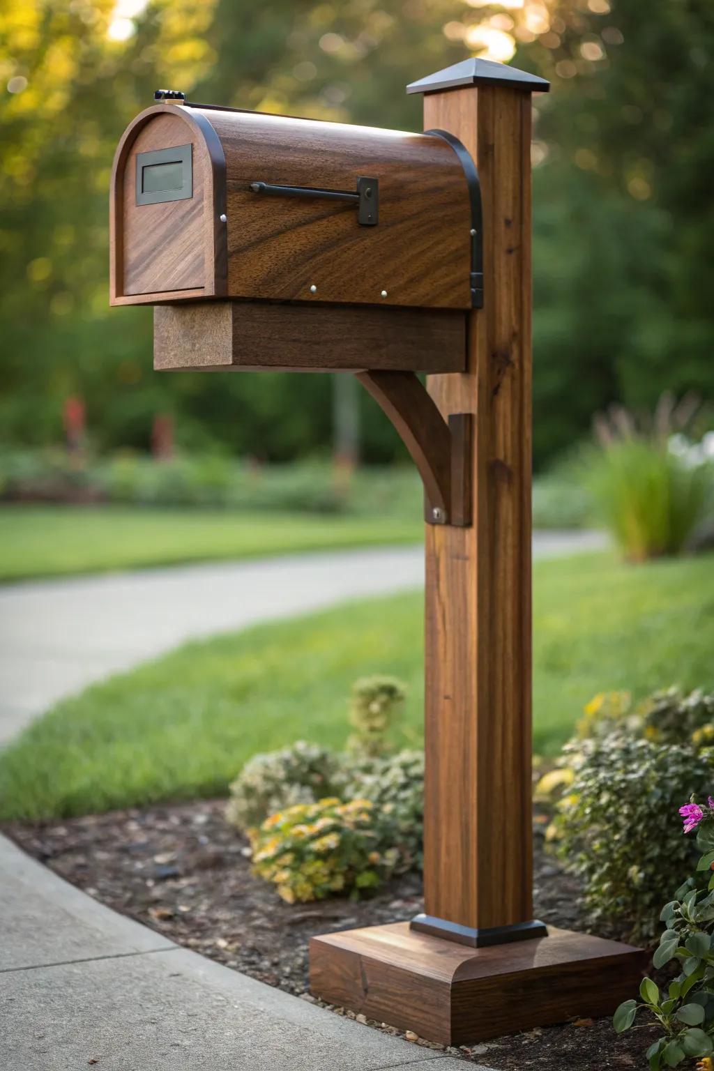 Defy Gravity: Uncover the Art of the Levitating Mail Receptacle Pillar.