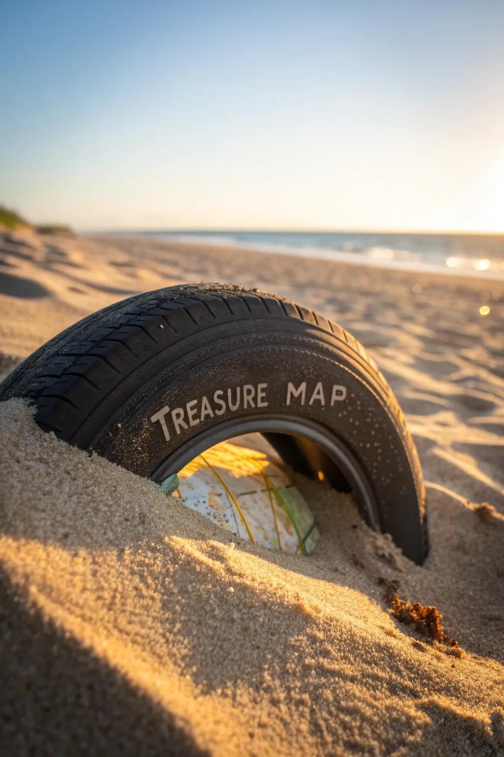 Unlock the concealed treasures of adventure via a crafted tire shore playground.