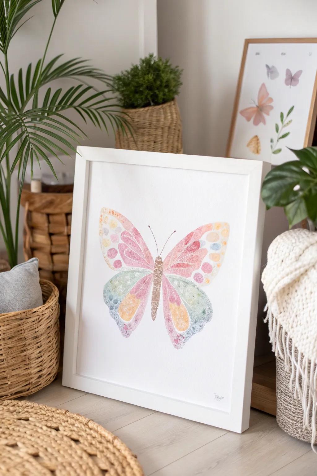Cherish the little moments with handprint butterflies - a beautiful keepsake of tiny hands today.