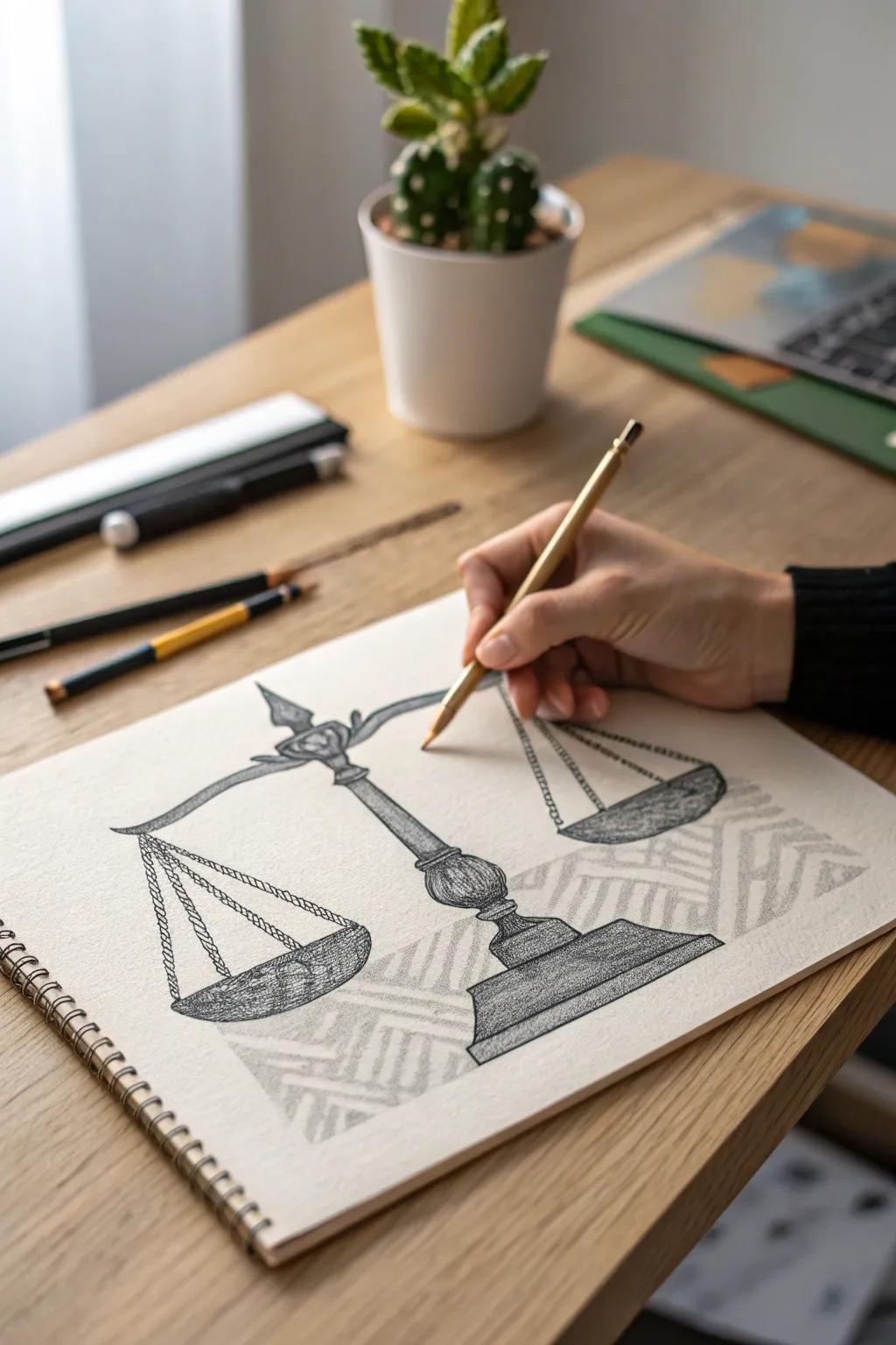 Master the art of shading with a finely detailed tonal progression.