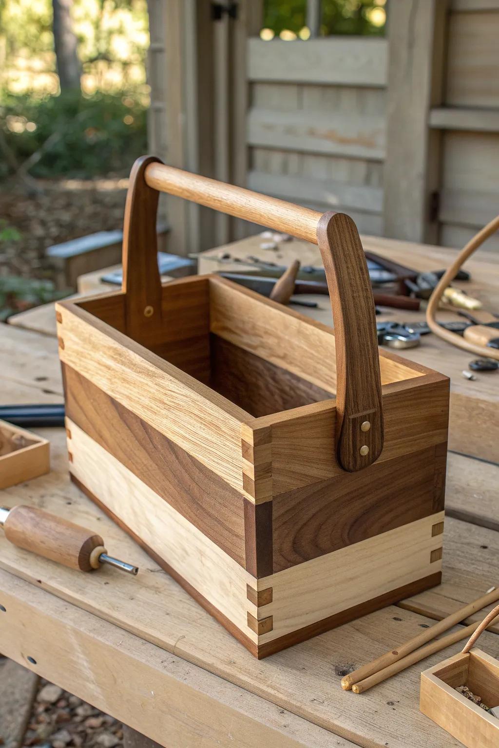 Craftsmanship at its finest: A versatile wooden hauler for the modern artisan.